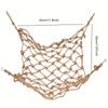 Parrot Swing Rope Birds Hanging Climbing Net wiith Hook Hammock Birds Stand Ladder Birds Chewing Playing Gym Hamster rabbit Toys