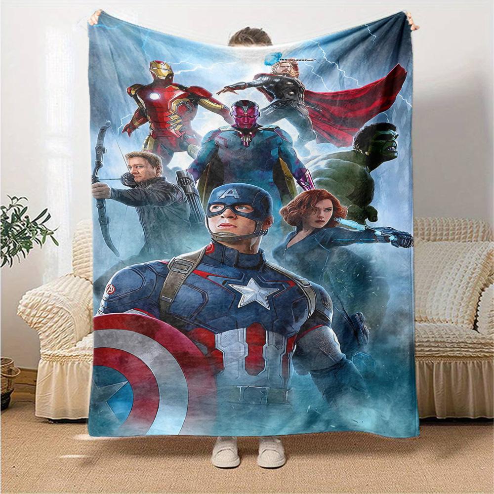 Avengers Infinity War Poster Flannel Blanket Super Soft Warm Cozy Blanket For Sofa Bed Office Travel Allseason Home Decor Gift