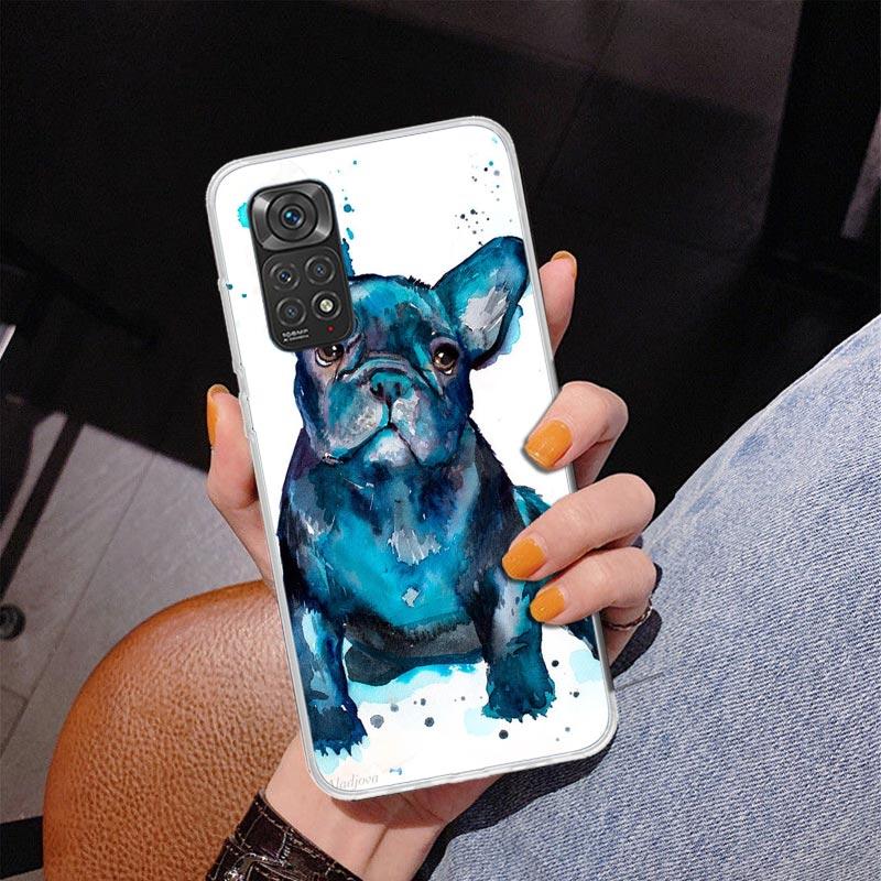 French Bulldog Dog Pug Phone Case For Xiaomi Redmi Note 15 14 13 12S 12 11 Pro Plus 14S 11S 11E 10 10S 11T 5G Personalized Cover