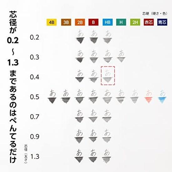 Pentel Sharp Pencil Lead Ain 0.4mm HB 3 pieces AMZ-XC284HB3P
