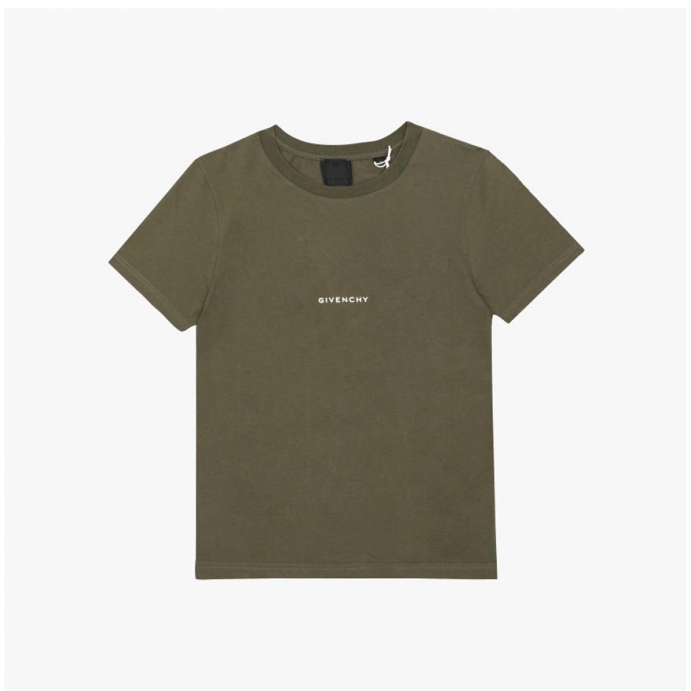 Givenchy Akitaype Logo Kids Short Sleeve Tee H30719 653