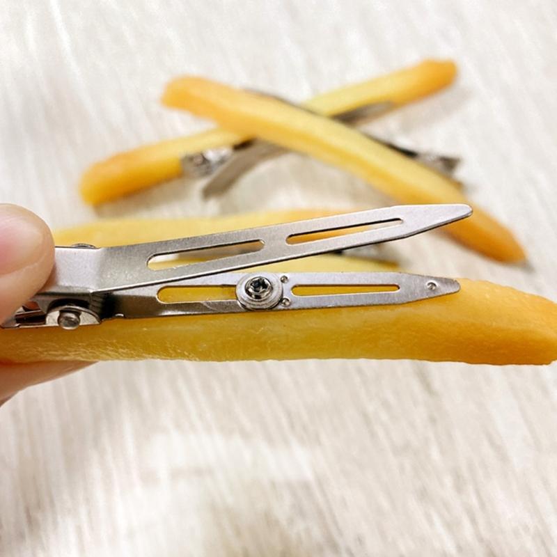 Haarspelden in Voedselvorm Franse Frietjes Haarklem Antislip Haarspelden Sectioneerklemmen Voor Dagelijks Gebruik Cosplay En Themafeest