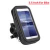 Waterproof Touch Screen Bicycle Motor Phone Holder Motorcycle Bike Handlebar Phone Case Bag For iPhone Samsung Phone Stand Mount