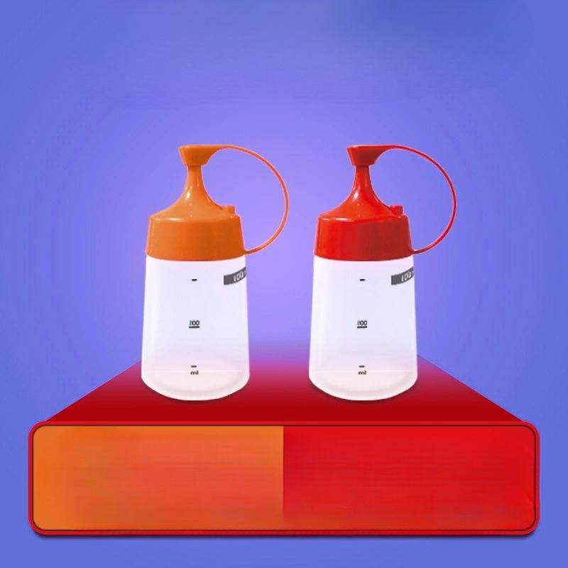 

Sauce Squeezing Bottle, Oyster Sauce Squeezing Bottle, Honey Squeezing Bottle, Salad Dressing Portioning Bottle Small mouth [180ML]1pc оранжевый