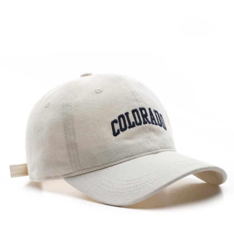 Japanese women's fashion popular retro letter embroidered cap outdoor sports travel shade baseball cap