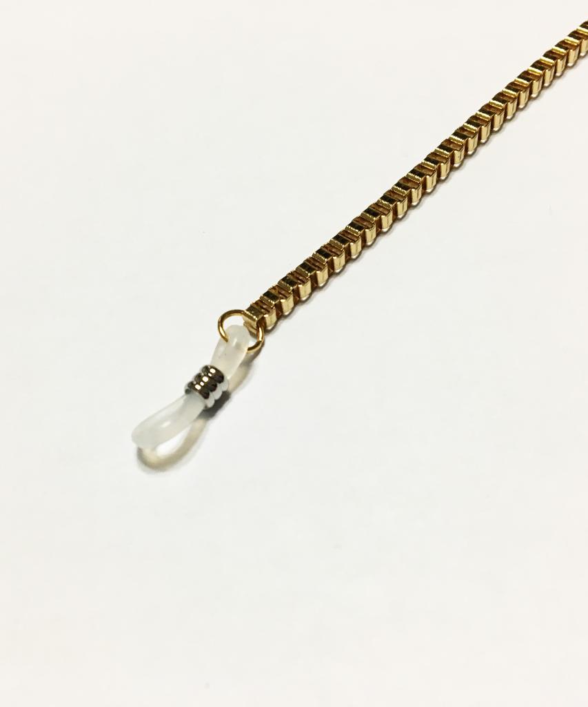 Segseuto [Surgical Steel][Eyeglass Chain] W-Type 004 E.L Gold