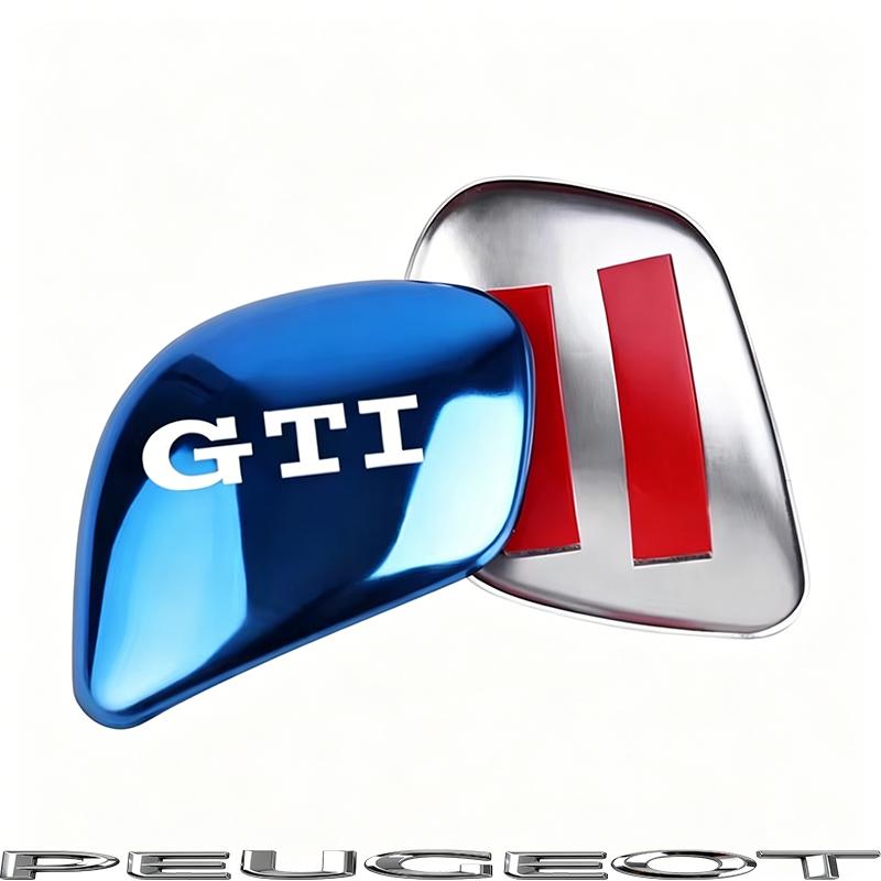 Car Gearbox Control Gear Lever Stickers Shift Stick Handle Accessories For VW GTI Polo Golf Passat Tiguan Arteon Taigo Hub Cap