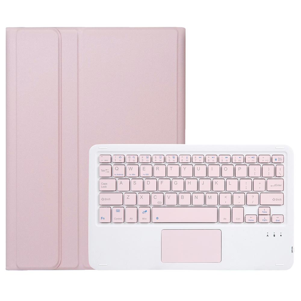 

AH13-A For Huawei MatePad SE 10.4-inch Leather Tablet Cover with Touchpad Bluetooth-compatible Keyboard Pink