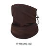 Autumn/Winter Windproof Fleece Neck Gaiter: Warm Thickened Face Mask for Cycling, Skiing, and Outdoor Cold Protection.