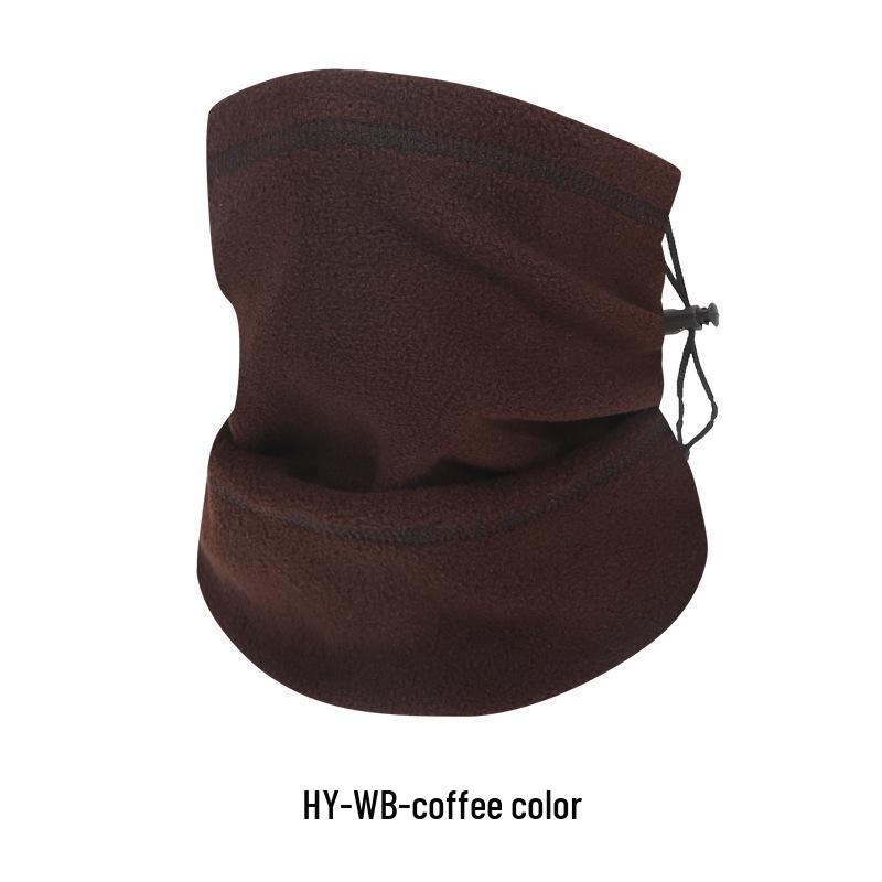 Autumn/Winter Windproof Fleece Neck Gaiter: Warm Thickened Face Mask for Cycling, Skiing, and Outdoor Cold Protection.