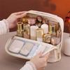 New High-end Cosmetic Bags Waterproof Large Capacity Compartmentalized Storage Bags Portable Magnetic Clasp Can Hung Travel Bags