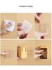 Wall-Mounted Flip-Top Toothpick Holder - Creative Plastic Design for Home and Restaurant