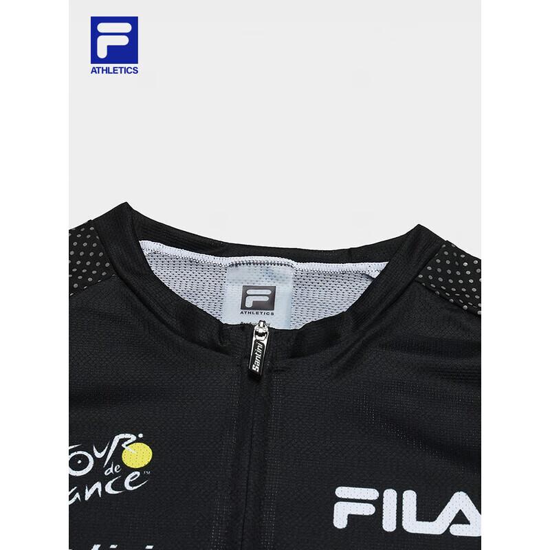 FILA Men's Slim-Fit Cycling Short-Sleeve Knit Top