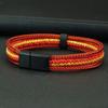 Noter Street Fashion Men Bracelet Ethnic Cord Chain Charm Braslet Steel Wire Bangle Hiphop Rock Sports Sweat Absorbent Brazalete