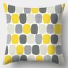 Yellow series Pillowcase 45cmX45cm Square Sofa Pillow Cover Creative Sun Flower Cushion