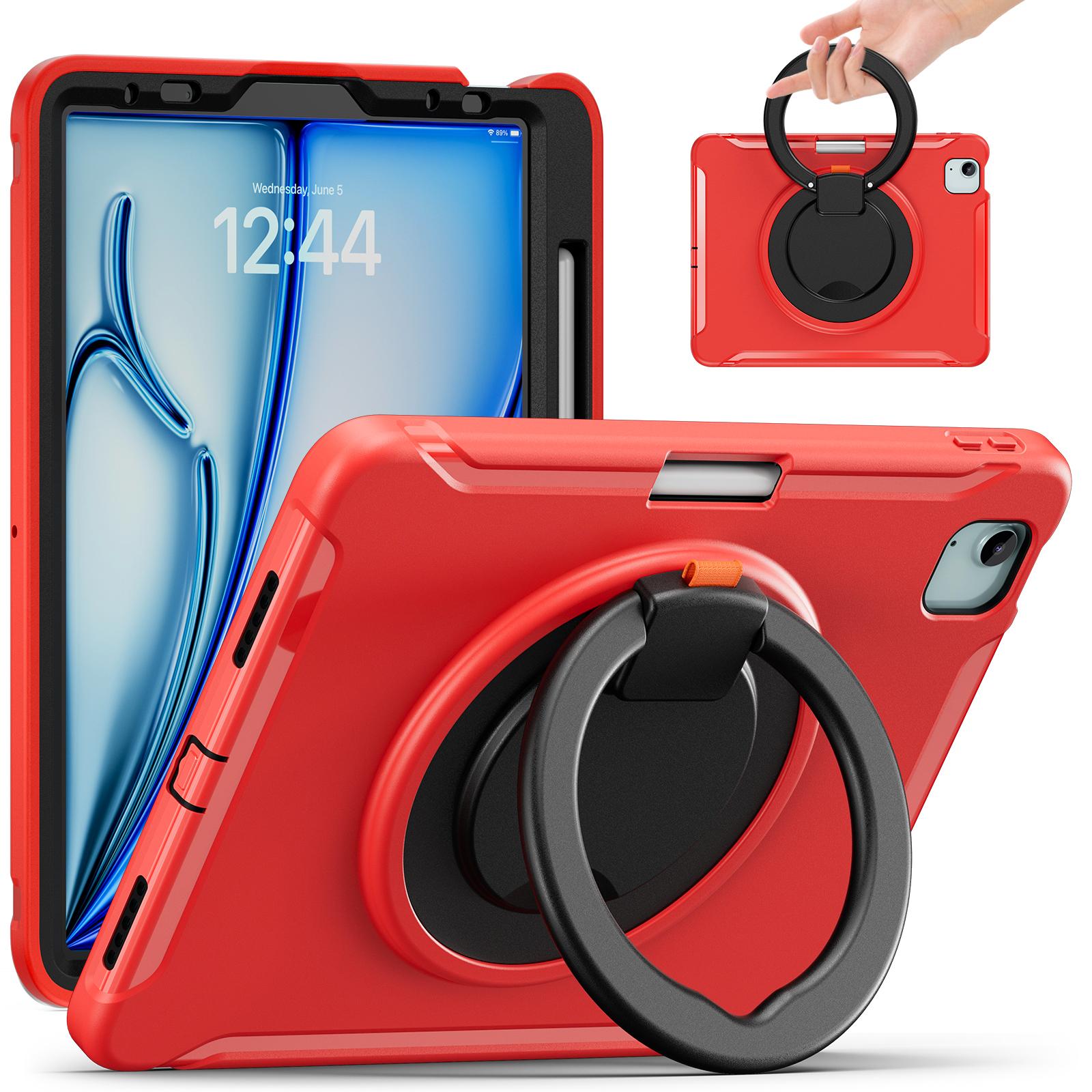 

For iPad Air 11 (2025)/(2024)/Air (2022)/(2020)/Pro 11 (2022)/(2021)/(2020)/(2018) Case Kickstand Cover with Pen Slot C