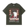 275 GSM Washed T-shirts 100% Cotton Naruto V5 Jiraiya Print Unisex Heavy Cotton T Shirt
