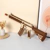 NIEUWE 3D Houten Puzzel M416 Sturmgewehr Militaire Serie Legeruitrusting Assemblagemodel Speelgoedgeweer Collectie voor Jongen Verjaardagscadeau
