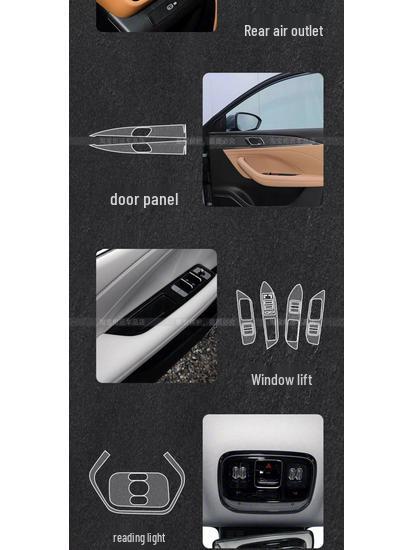 Tank 400 Hi4t Tempered Glass Protective Film: Fits 26 Models, Z Instrument Panel & Central Control Display