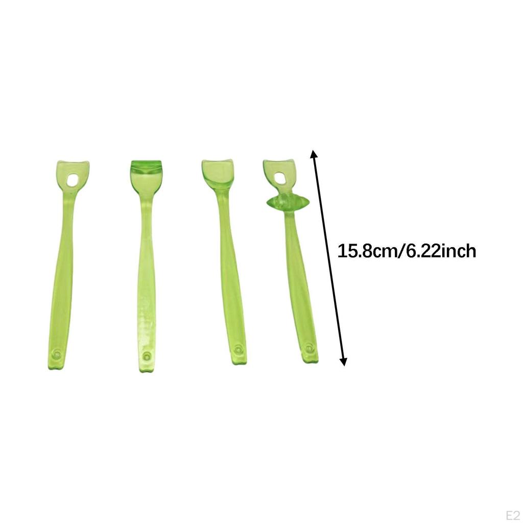 4Pcs Tongue Tip Exerciser Oral Muscle Training Mouth Articulation Exercise