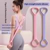 1 Pc 8-Shaped Puller Yoga Auxiliary Household Elastic Band Fitness Equipment Open Shoulder Beauty Back Elastic Band