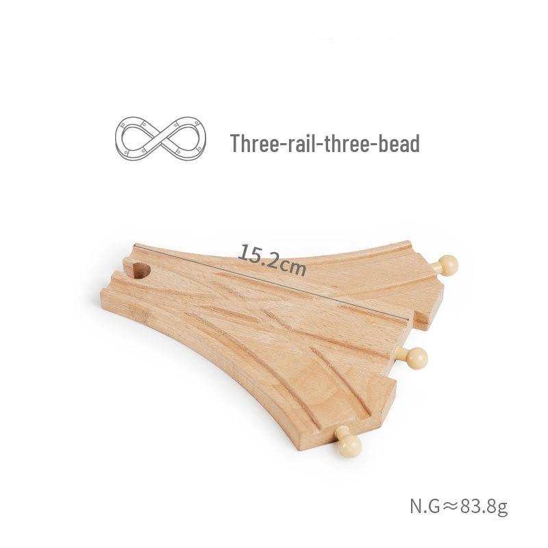 Magnetic Wooden Train Bridge Blocks for Kids - Compatible with All Brands