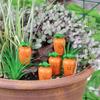 Easter Stake Carrot Statue Smile Carrot Shaped Figurines Plant for Indoor and Outdoor Sculpture Decors