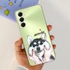 For Samsung Galaxy A05s Case SM-A057F Cute Cat Cartoon Cover Clear Silicone Phone Case For Samsung A05s A 05s Soft Fundas Bumper