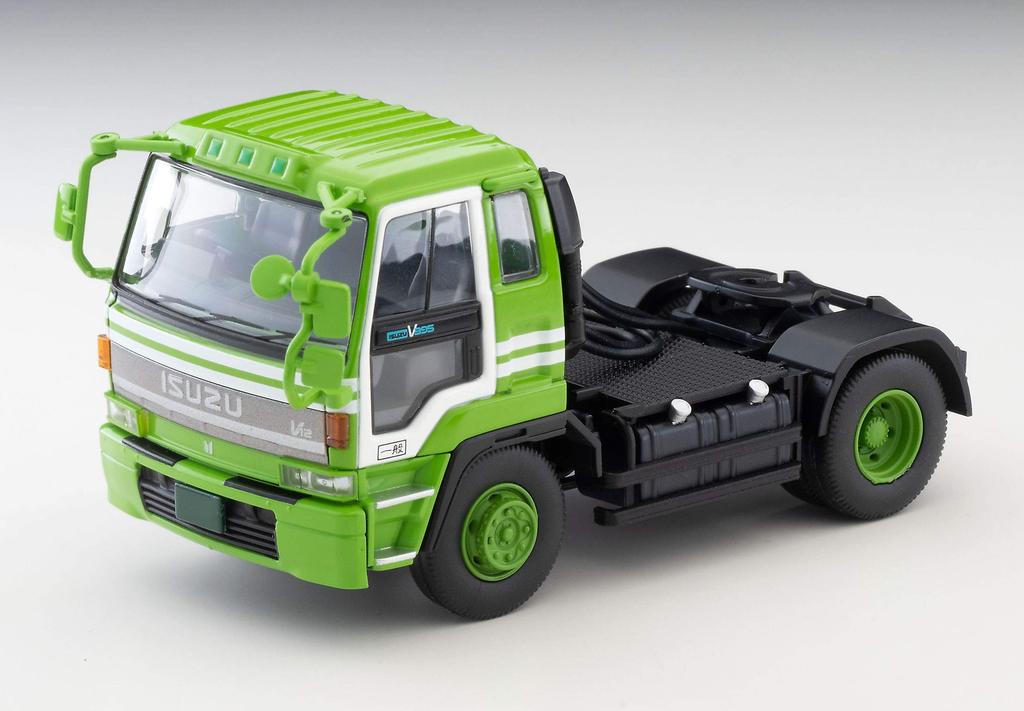 Tomytec Tomica Limited Vintage Neo Scale Isuzu 810EX Car Transporter ASZ022 Vehicle Transporter Finished Product 1/64 LV-N225a (Antico Trailer) Green,