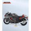 1/9 Suzuki Hayabusa GSX-1300R Alloy Motorcycle Model Toy Vehicle Collection Carrying Lighting Off Road Autocycle Toy Car