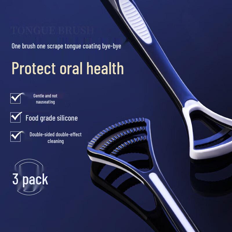 

Hefengyu Dual-Effect Tongue Cleaner Brushes