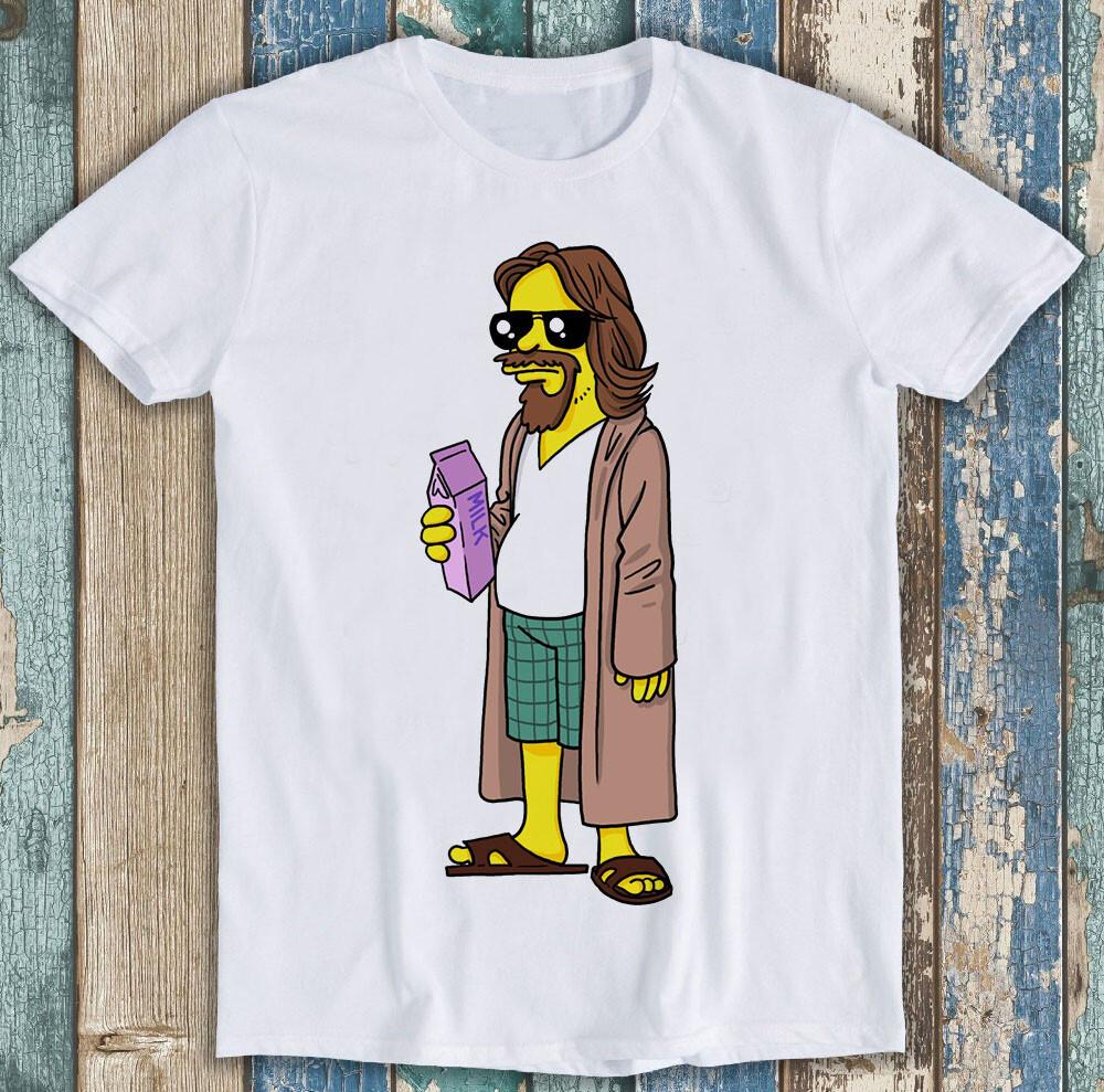 The Dude Homer Man The Big Lebowski Movie Funny Gift Tee T Shirt M1348