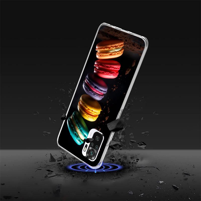 Macaron Ice Cream Cake Doughnut Phone Case For Xiaomi Redmi Note 15 14 13 12S 12 11 Pro Plus 14S 11S 11E 10 10S 11T 5G Personali