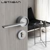 Serrature per Porte in Lega di Zinco Maniglia per Porta della Camera da Letto Stile Nordico Maniglia per Porta Interna Cilindro della Serratura Serratura per Porta Sicura Silenziosa Ferramenta per la Casa