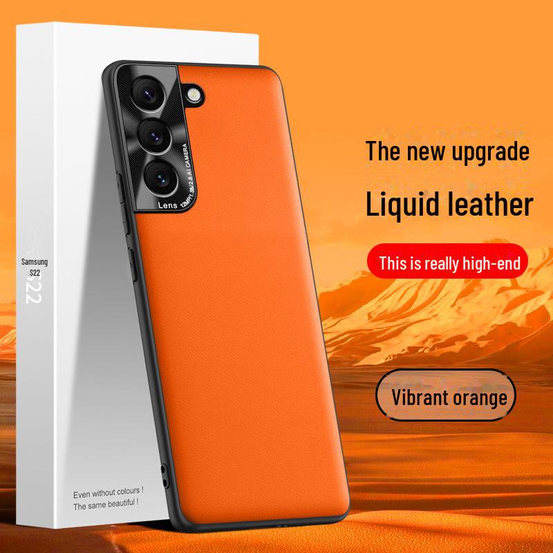 Samsung S22 Liquid Leather Anti-Fall, Anti-Fouling Protective Case