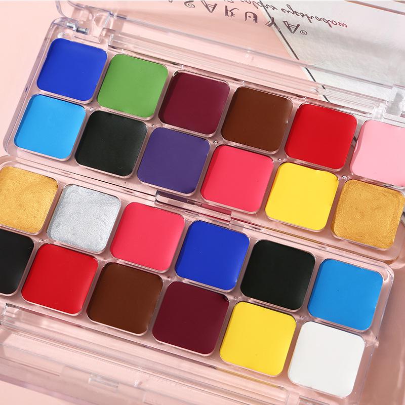 ASARUYA 12-Color Face Paint Stick for Kids' Stage Performance Makeup