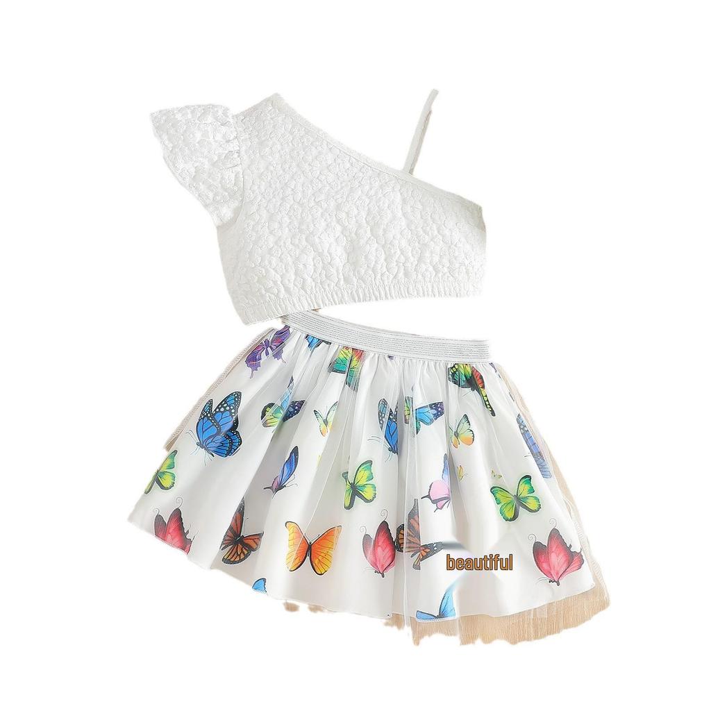 Summer 2025 Trendy Mesh Skirt for Girls - Foreign Style