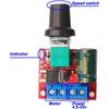 3ks Mini DC Motor PWM regulátor rychlosti, DC 5V-35V 5A modul s nastavitelným spínačem, 6V 12V 24V regulátor proměnného napětí