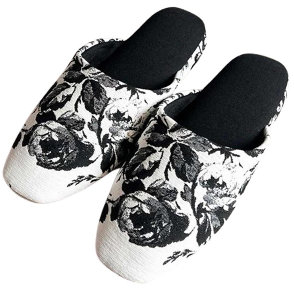 Vivienne Noir Rose Room Size Black Rose Suitable for Beauty Salons and Nail 71045SP Shoes, 24.5cm, Design, Salons,