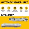 2x For Mercedes Benz W204 S204 C250 C230 C300 C350 W212 E350 E400 E550 SLK Class R172 LED DRL Fog Lights Daytime Running Lamp