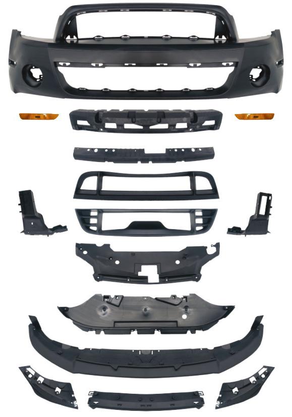 2010-2014 Ford Mustang Body Kit: Front & Rear Bumpers, Hood, Fenders