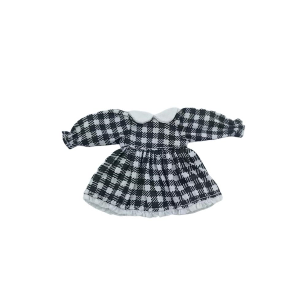 Handmade Printed Dresses Fashion Doll Clothes Skirt Dolls Tops  1/11 OB11 Dolls/1/12 BJD