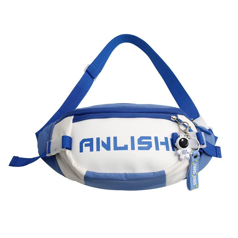 Küçük Tasarım Sense ile Erkekler için Yeni Crossbody Çanta Kız Öğrenciler için Doğa Sporları Bel Çantası Bir Omuz Çantası Moda Cep Göğüs Çantası