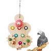 Parrot Chew Toy Educational Interactive Trainer Wooden Colorful for Birds