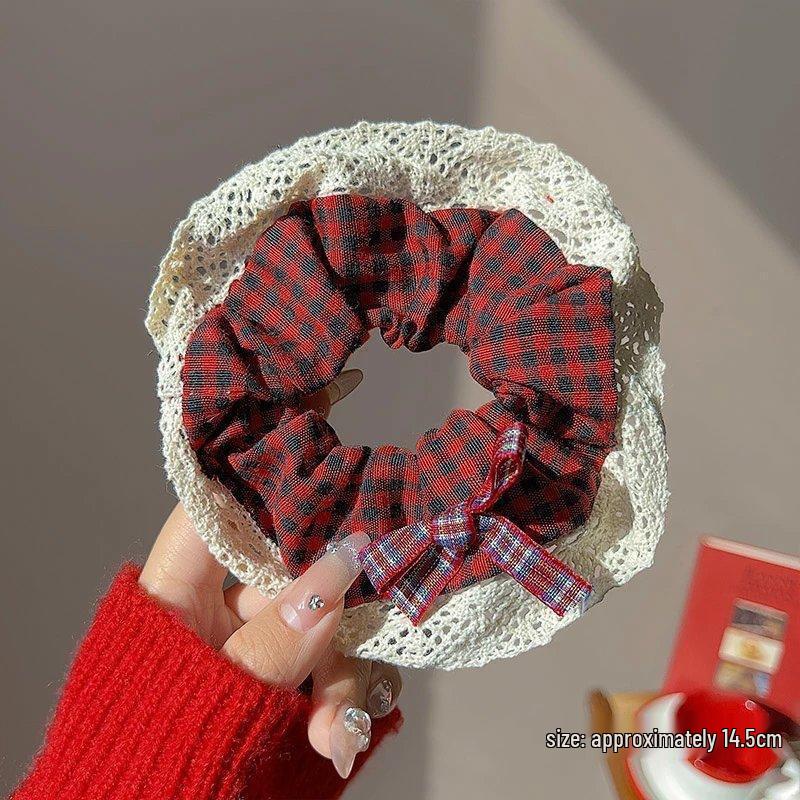 Fresh Summer Sweet Lace Bow Hair Tie - Elegant & Stylish Hair Accessory