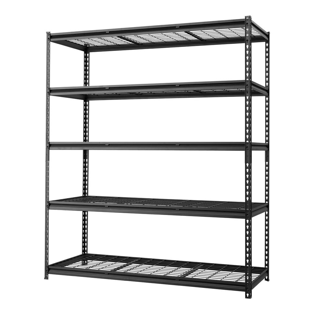 VEVOR Storage Shelves, 5-Tier 1361 kg Garage Shelving 153 x 61.2 x 181.3 cm, for Garage, Basement, Warehouse, Workshop