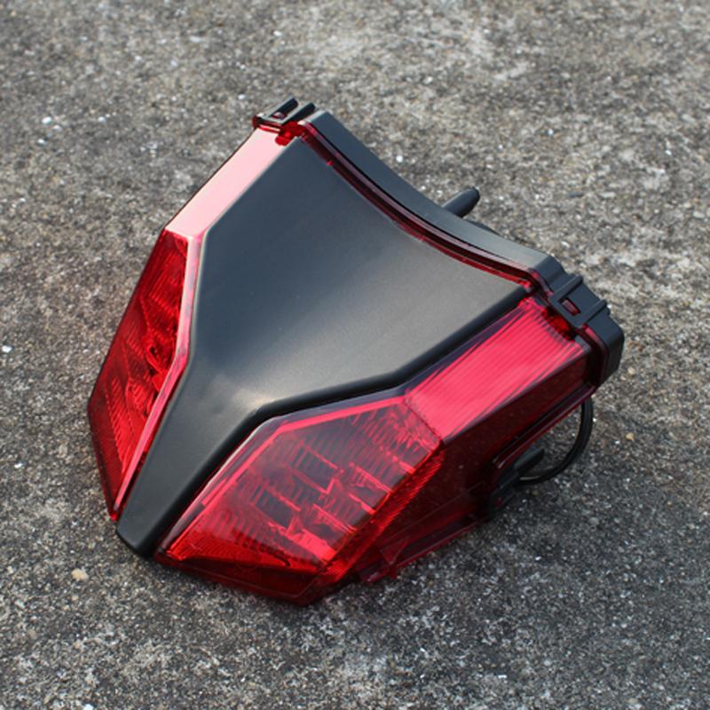 Motorcycle Tail Light For Honda Sundiro CB190R CBF190X CBR190 CBF190R SDH175-6 190cc Motorbike Red Lens LED Rear Brake Stop Lamp