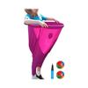 Granny Pants Outdoor Yard Game Inflatable Ball Relay Set with Giant Stretchy Pants Balls And Pump Backyard Field Recreational