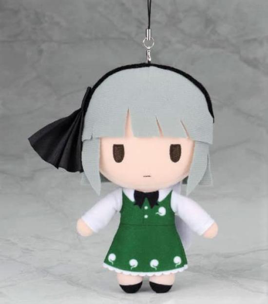 

Touhou Youmu Mini Plush Toy Gift Official Goods Strap Safety Pin Included