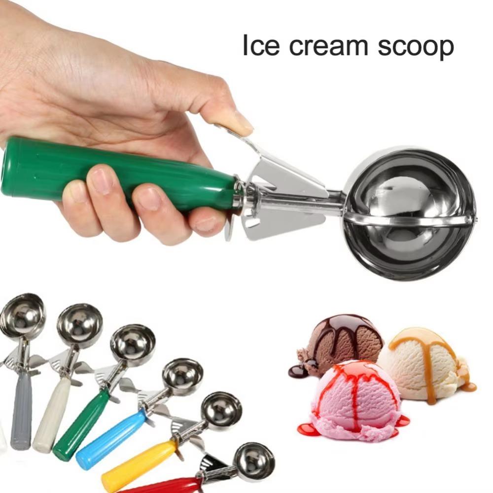 Handle Ice Cream Scoops Watermelon Fruit Mash Spoon New Kitchen Tool